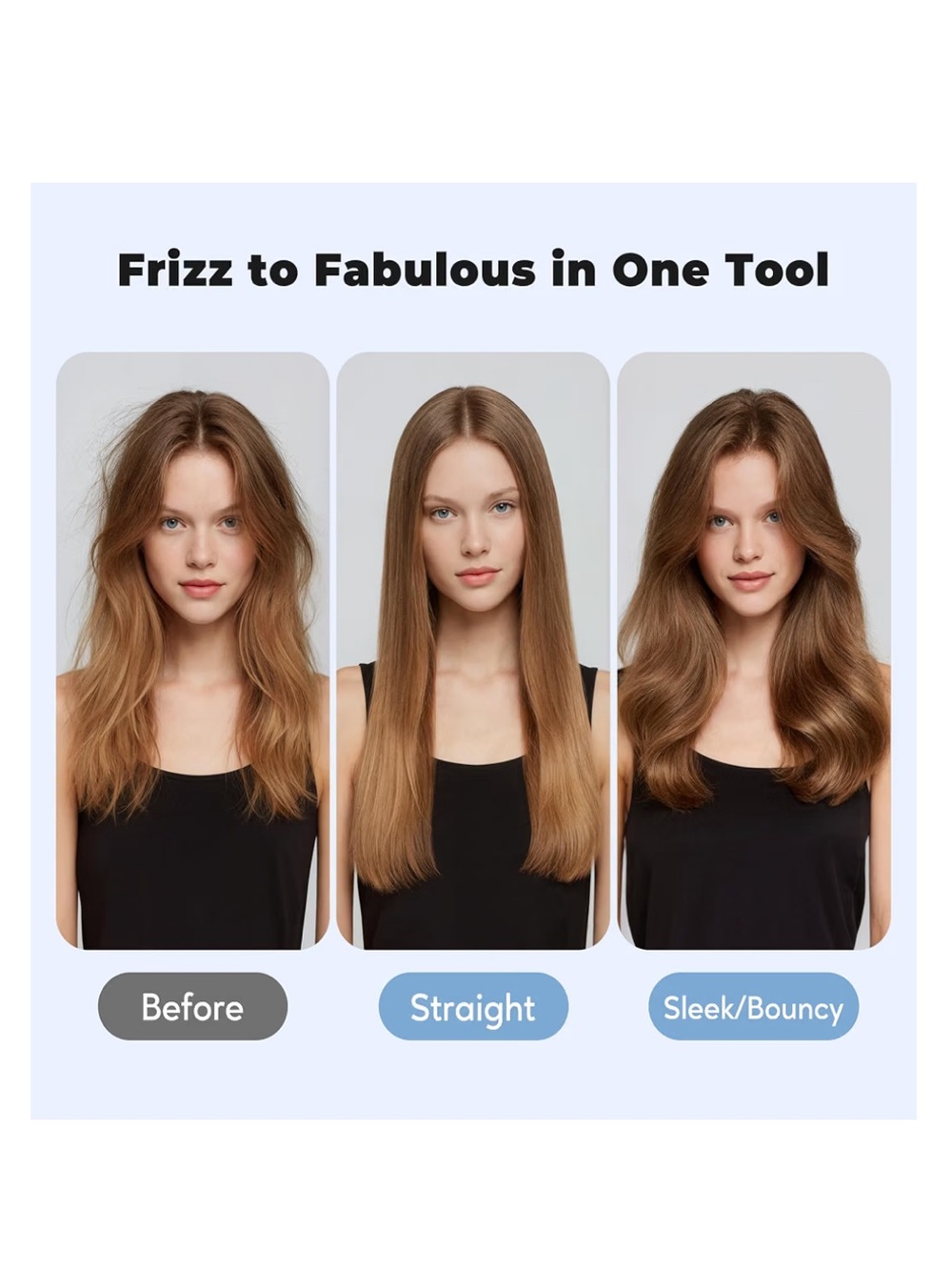 Lightweight Thermal Brush 5-Heat Settings for Long Hair 2.4” - Picture 5 of 9